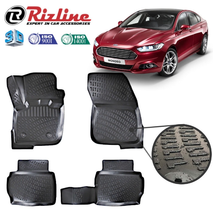 Гумени стелки RizLine съвместими с Ford Mondeo 2014-