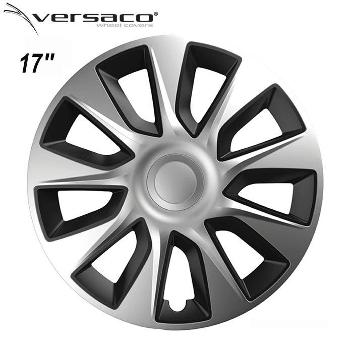 Тасове за джанти 17'' Versaco Stratos Silver / Black