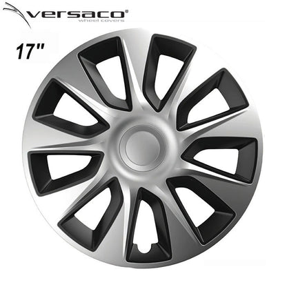 Тасове за джанти 17'' Versaco Stratos Silver / Black