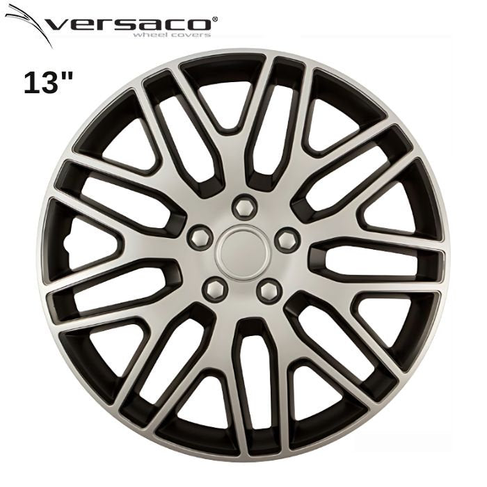 Тасове за джанти 13'' Versaco Dakar Silver/Black