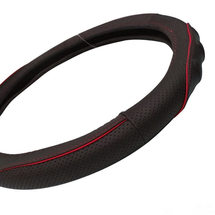 Калъф за волан 578 - M 38см - Черно/Червено