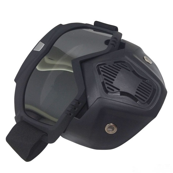 Очила тип маска за мотор с огледален визьор  - 2403