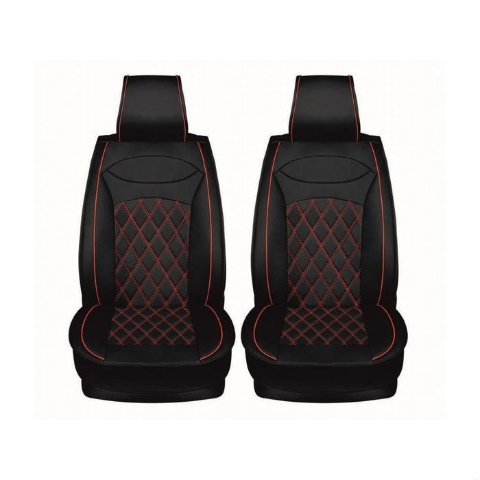 Калъф за седалка 1158 - 2 части Черно/Червено