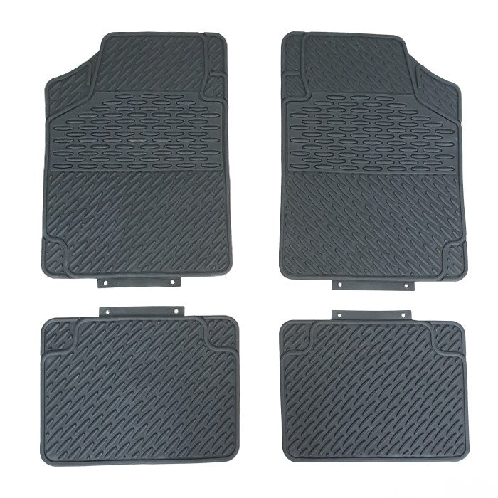 Гумени стелки универсални черни 3098-4 бр/к-т