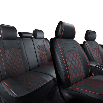 Тапицерия за МПС 1158 - 5 части Черно/Червено