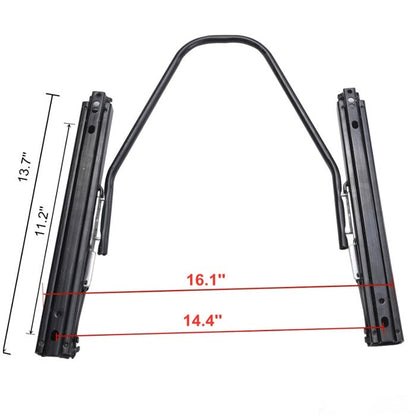 Спортни седалки за МПС - 1095 черно/червено