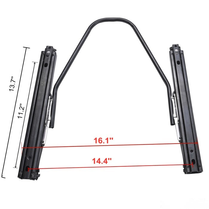 Спортни седалки за МПС - 1095 черно/червено