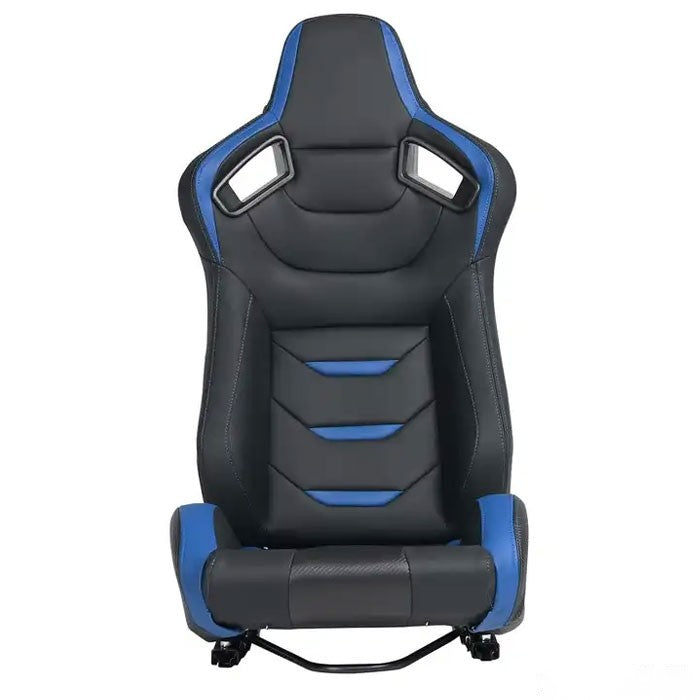 Спортни седалки за МПС - 1054B ЧЕРНО/СИНЬО