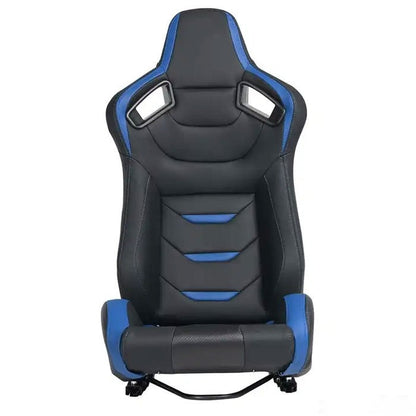 Спортни седалки за МПС - 1054B ЧЕРНО/СИНЬО