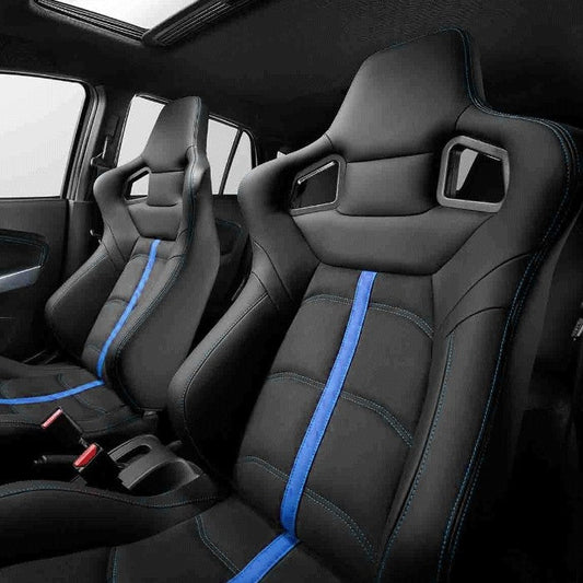 Спортни седалки 9012 - ЧЕРНО/СИНЬО