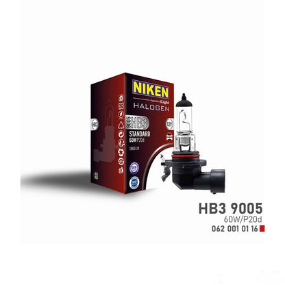 Крушка NIKEN - 9005 (HB3) 60W 12V