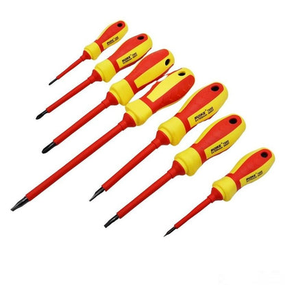 Отвертки с вграден фазомер 7бр в к-т - 7690/196