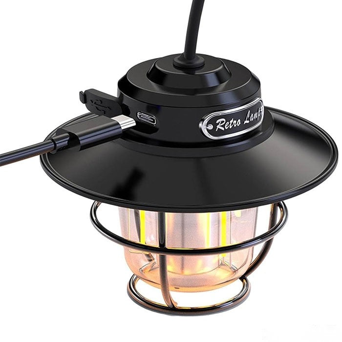 Лампа за къмпинг LY15/185 12V с кабел за зареждане