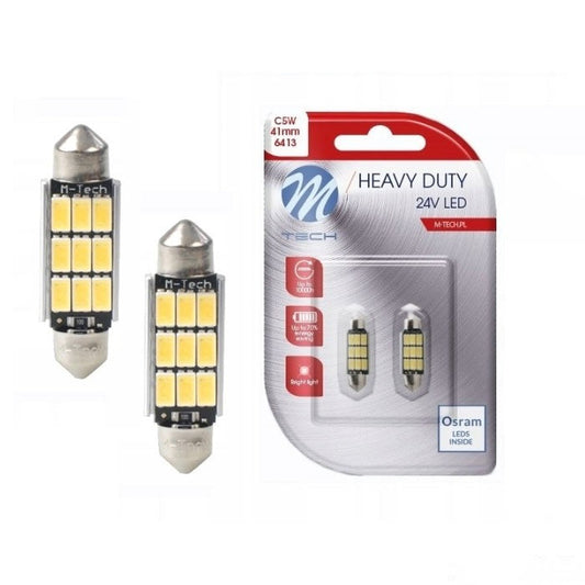 Диодни Крушки 24V Канбъс - LB9816W 41мм