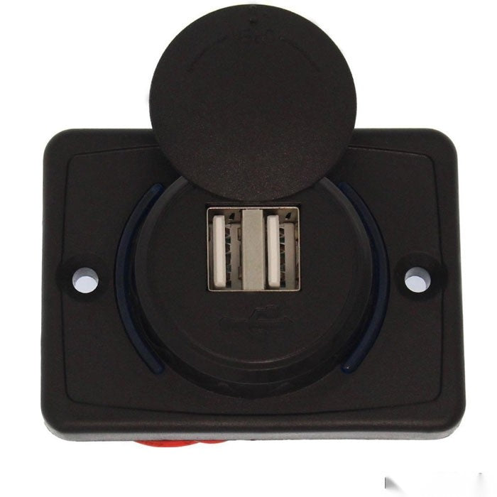 ДВОЕН USB ПОРТ 12-24V - W05237