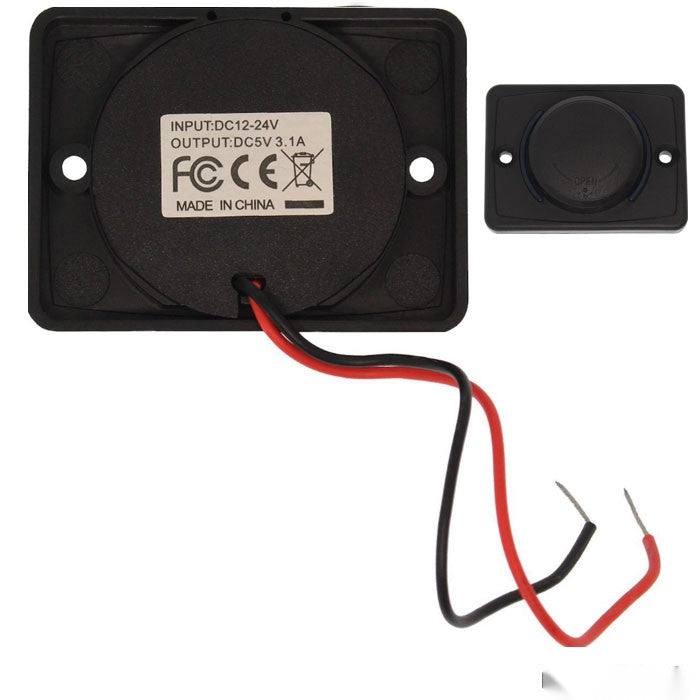 ДВОЕН USB ПОРТ 12-24V - W05237