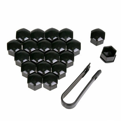 Капачки за болтове на джантите PA25-21“ 20 БР/К-Т - ЧЕРНО