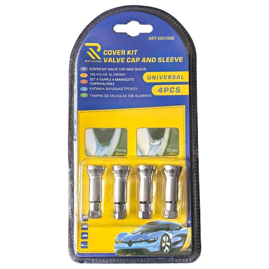 Комплект капачета и ръкави за вентили W07066/PA042 - 3.9см 4 БР/К-Т