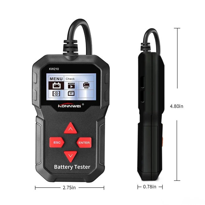 Тестер за акумулатор - KW210/PA123 12V