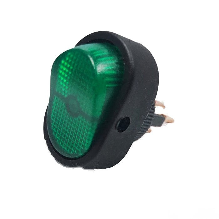 Копче електрическо W1019/PA091 - 12/24V - ЗЕЛЕНО