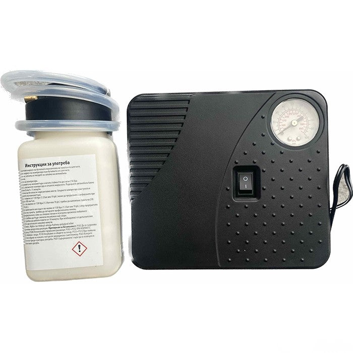 Компресор за гуми с лепило - 60700 - 12V