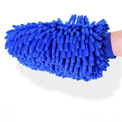 Микрофибърба ръкавица СМ06 - СИНЯ и ЧЕРВЕНА