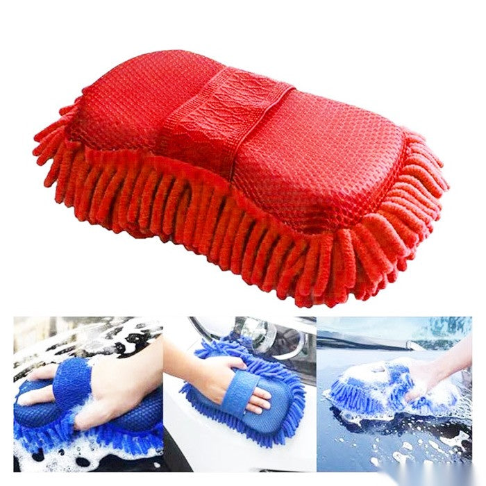 Микрофибърна гъба СМ07 - ЧЕРВЕНА