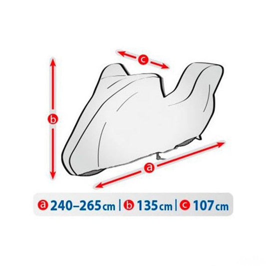 Покривало за мотор Kegel серия Basic размер XL тип кутия сиво