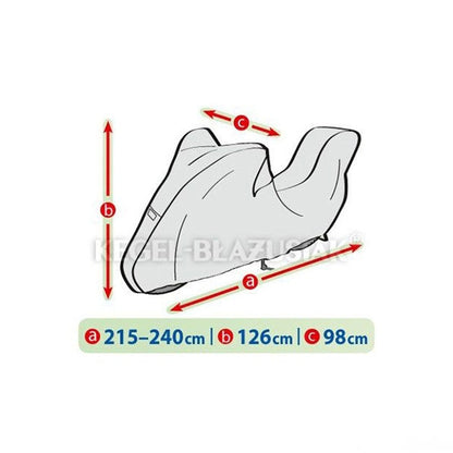Покривало за мотор Kegel серия Basic размер L тип кутия сиво