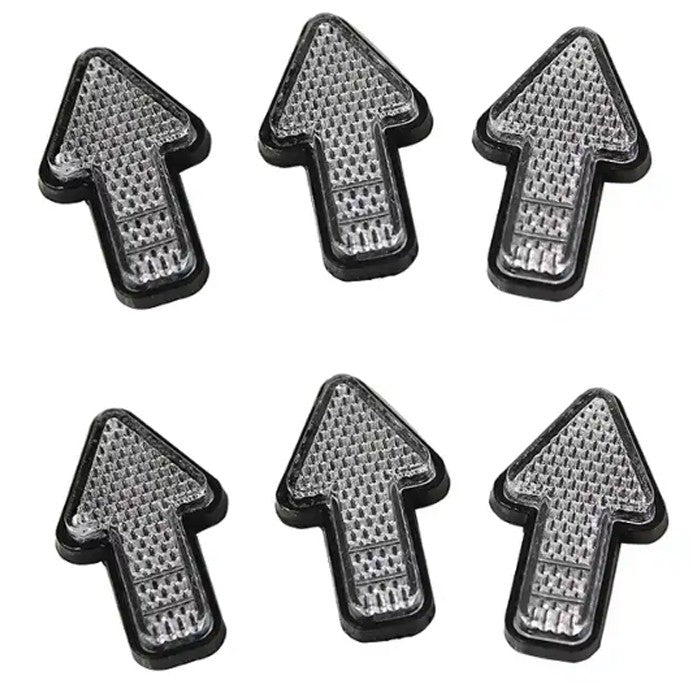 Светлоотразител РА583 - 6бр в к-т - Бели