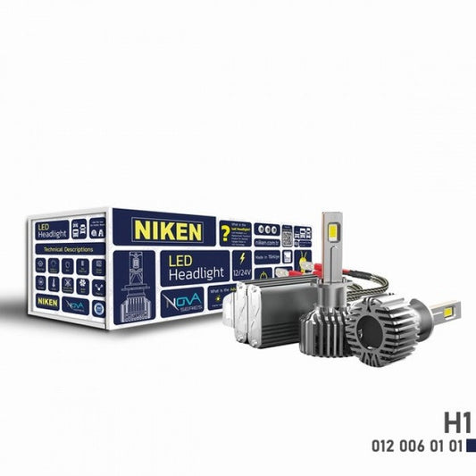 Диодни крушки NIken H1 НОВА СЕРИЯ 2бр/к-т - 12V