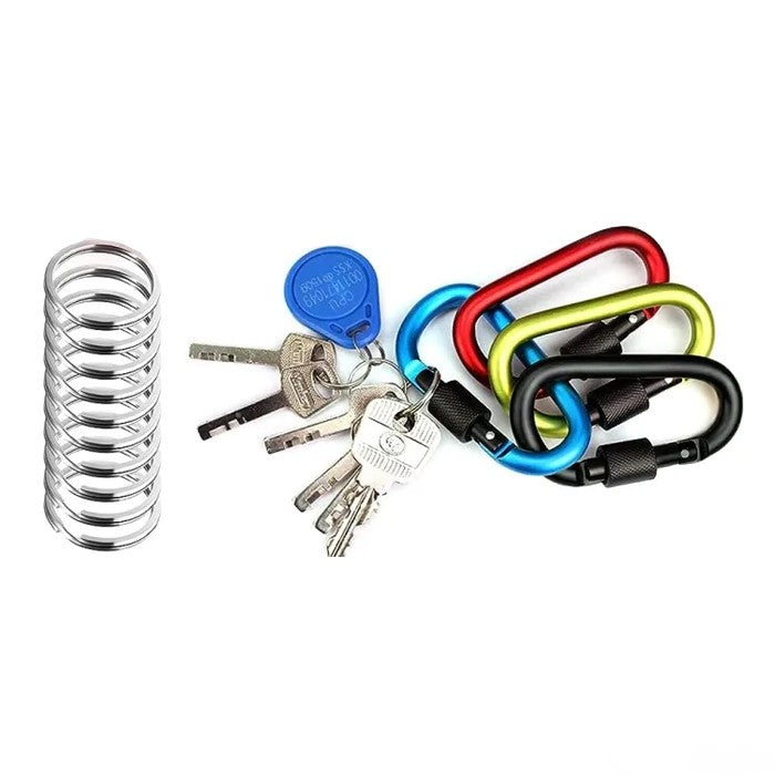 КЛЮЧОДЪРЖАТЕЛ PA620 КАРАБИНЕР - 6 ЦВЯТА
