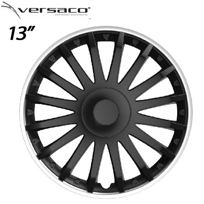 Тасове за джанти 13'' Versaco Crystal SO Black