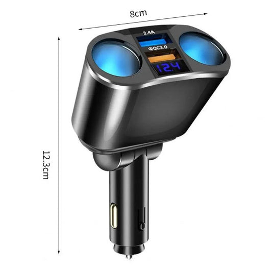 Разклонител за запалка + волтметър PG152