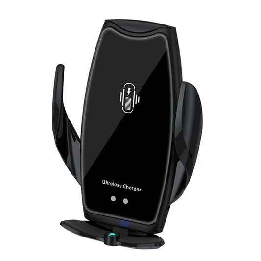 Поставка за телефон с Wireless Charger PG154 - Черна