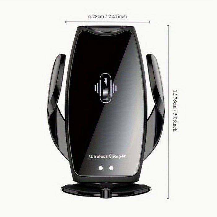 Поставка за телефон с Wireless Charger PG154 - Черна