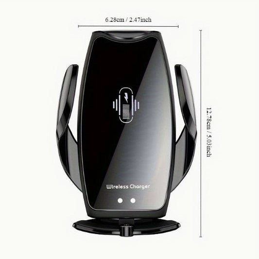 Поставка за телефон с Wireless Charger PG154 - Черна