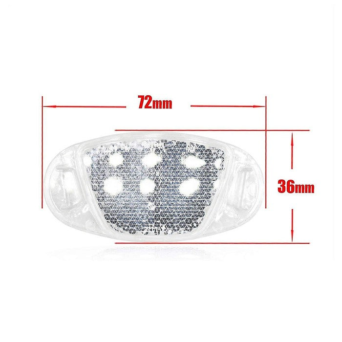 Светлоотразители Вело PA386 4 БР/К-Т - Бели