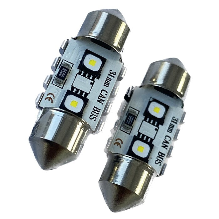 Диодни крушки CANBUS 12/24V - 3802 - 31мм - 2бр/к-т