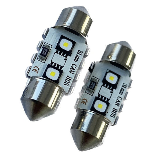 Диодни крушки CANBUS 12/24V - 3802 - 31мм - 2бр/к-т