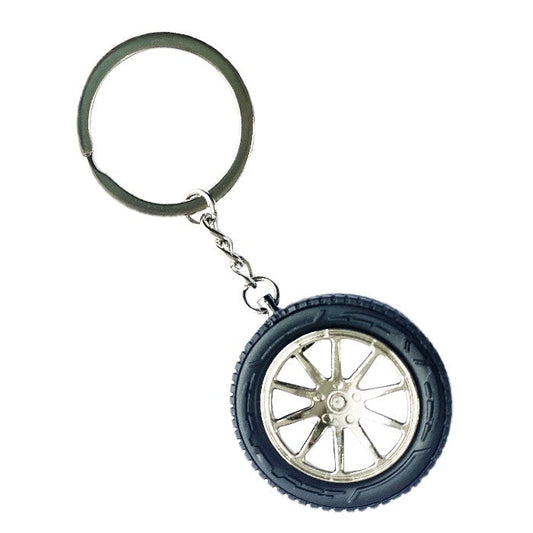 Ключодържател джанта с гума PG204 - Хром