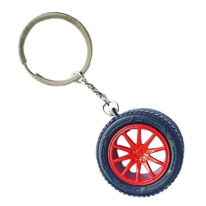 Ключодържател джанта с гума PG204 - Червен