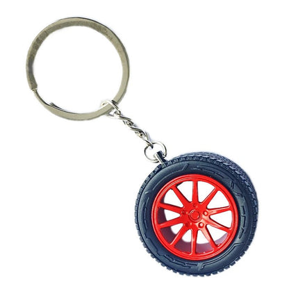 Ключодържател джанта с гума PG204 - Червен