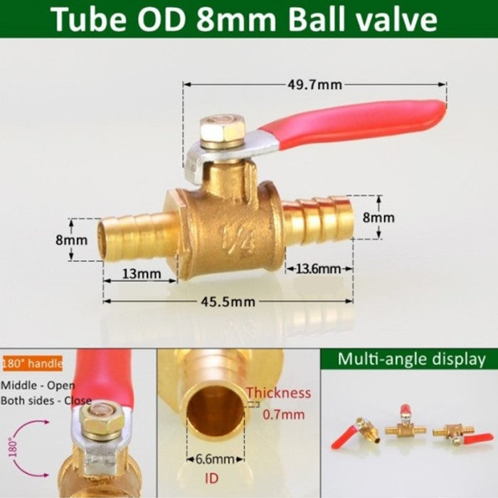 Кранче за гориво РА684 - 8мм - 1 брой
