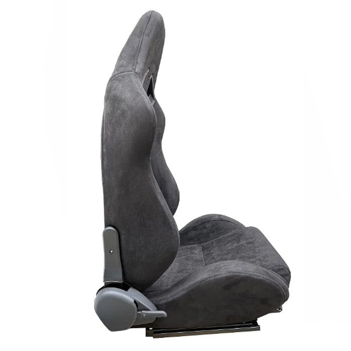 Спортни седалки за МПС - 1052 Черна с черен конец