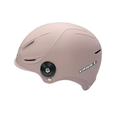 Каска за мотор PA523 с визьор - опушен розов мат