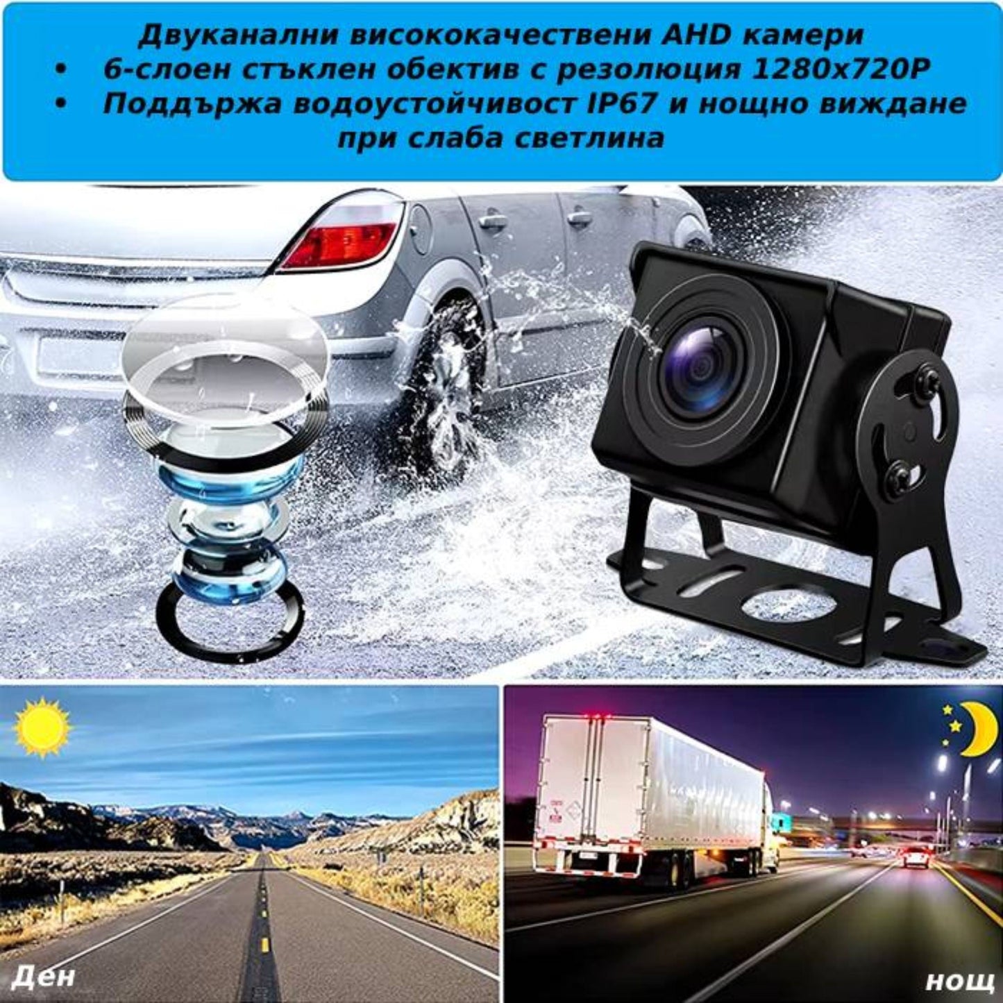 Монитор - PG352 - 7“ с 2 Камери