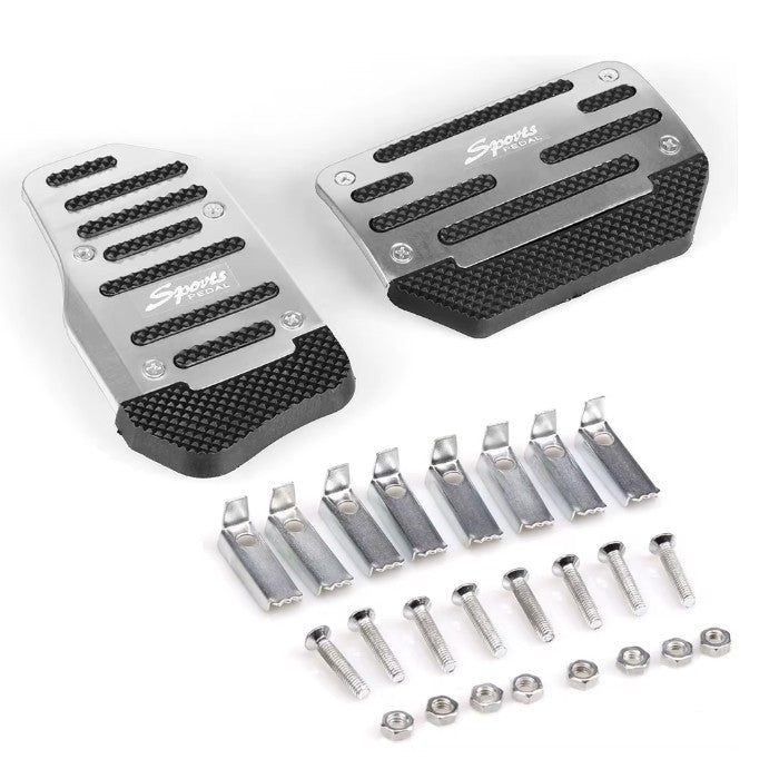 Алуминиеви подложки за педали 2бр/к-т PG341 Никел