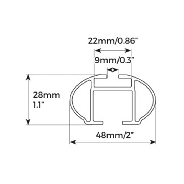 Напречни греди MENABO Tiger Black XL 860