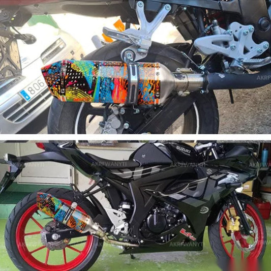 Гърне за мотоциклет PA936 - 40см - МНОГОЦВЕТНО